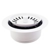 Westbrass D2089SEV-50 3-1/2" Kitchen Sink Waste Disposal Drain Flange and