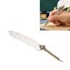 Feather Pen Set with 10 Interchangeable Nib Fire Lacquer Wax