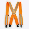 Men's Fluorescent Work Suspenders 5cm Wide Adjustable Elastic X-Back Braces