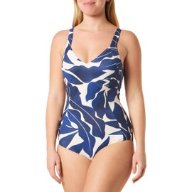 Triumph Women's Swimming Costume, Blue - Light Combination