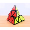 3x3x3 Pyramid Magic Speed Cube Triangle 3D Puzzle Cube Black