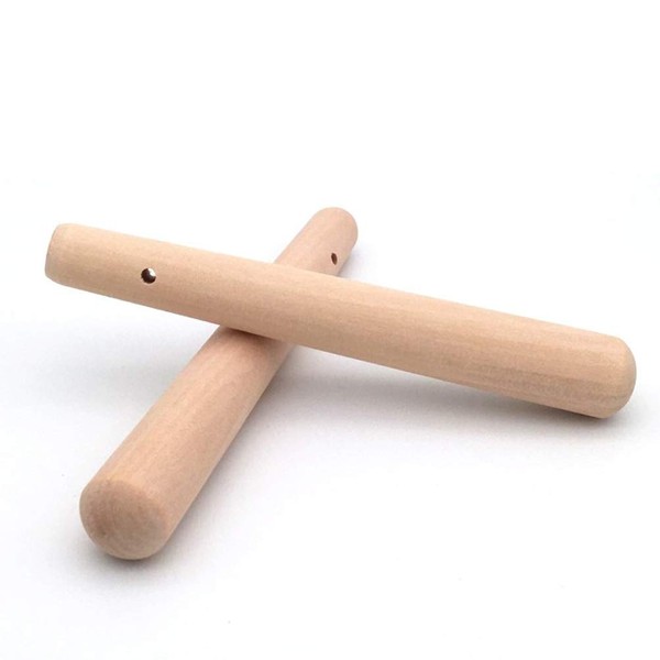 4 Pcs Wooden Food Grinding Rod Natural Wood Muddler Cocktail Tools for Home and Kitchen