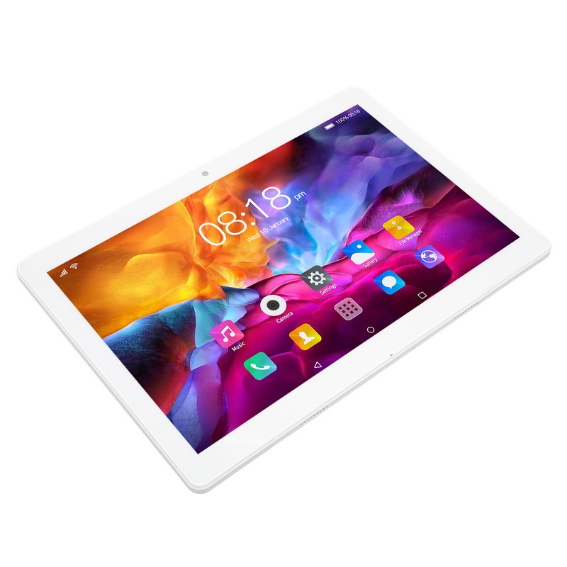 10.1in Tablet Silver 5G WiFi Calling for Android 12 6GB