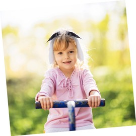 PACKOVE Lovely Bunny Lop Ears Hair Clip with Bowknot Cosplay Cartoon Hairpin for Women and Cute Rabbit Fur Barrettes Lolita Style Accessories for Theme Parties and Daily Wear