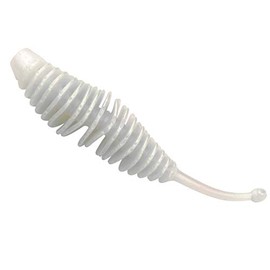 Trout Master Incy Grub 6 cm 6 Rubber Jigs, Colour: Pearl