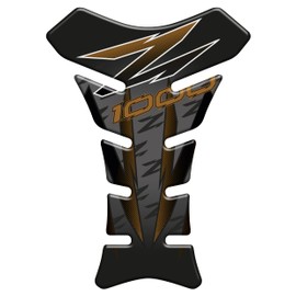 Tankpad 3D Effect Resin Compatible with Kawasaki Z1000 (Gold)