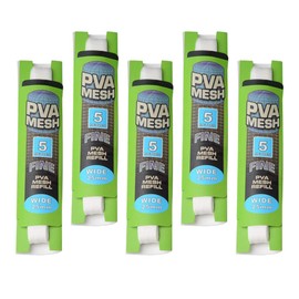 Perfeclan 5x 5M 25mm PVA Water-Soluble Fishing Net Refill Stocking Mesh Bag