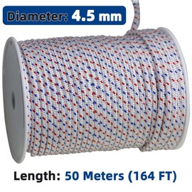 Recoil Starter Rope for Husqvarna STIHL Craftsman Chainsaw Lawn Mower Trimmer Pull Cord (4.5mm, 50M)