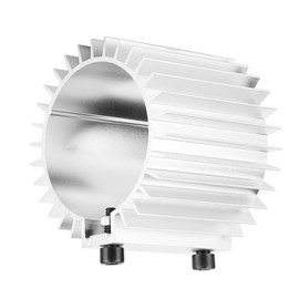 Black Silver Car Engine Oil Filter Cooler/Heat Sink Cover/Cap Aluminum Alloy Kit(Silver)