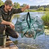 65cm 8-Hole Foldable Fishing Net for Shrimp, Crayfish & Small