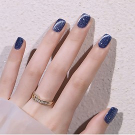 VERONNI Reflective Cat Eye Gel Nail Polish,Glitter Diamond Magnetic Gel Polish For Nail, Shiny Sparkling Cat Eye Gel Nail Polish Soak Off UV LED Gel Nail Glue Color 10ml (10 Blue)