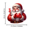 Dreothy Christmas Decor Santa Claus Car Stickers,Waterproof Funny Santa Claus