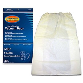 EnviroCare Replacement Vacuum Bags for Modern Day 8 Gallon Central Vacuums 3 Pack