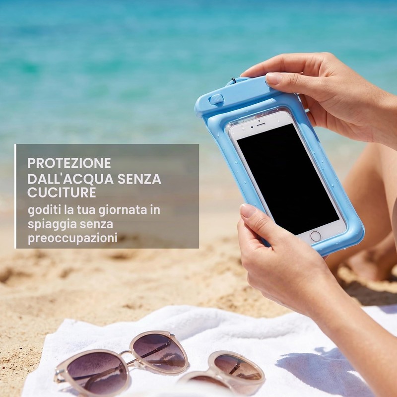 QEXUJOW Scatole impermeabili da immersione,Custodia protettiva impermeabile in 2 pezzi,