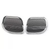 Unbranded 2PCS Tri-Line Speaker Grills Cover Trim For Harley Road