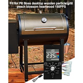 Digital Control Board with RTD Temperature Sensor Probe Kit Fit for Pit Boss Tabletop Wood Pellet Grills Mahogany 150PPS, BBQ Replacement Control Panel Temperature Controller