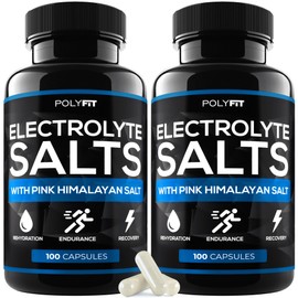 (2 Pack | 200 Salt Pills) Salt Tablets Electrolyte for Runners - NSF Certified - Electrolytes Replacement for Rapid Hydration, Recovery, and Endurance