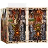 MiniCity 3D Wooden Puzzle Bookend Bookshelf Insert Decor for Teens