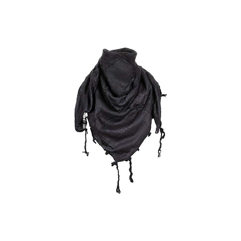 MFH PLO Scarf with Fringes, Shemagh - Black , size: