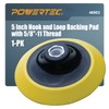POWERTEC Almohadilla de respaldo de gancho y bucle de 5