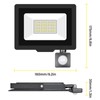 SKYWORLD LED Spotlight with Motion Sensor PIR, 2 Pieces, 30