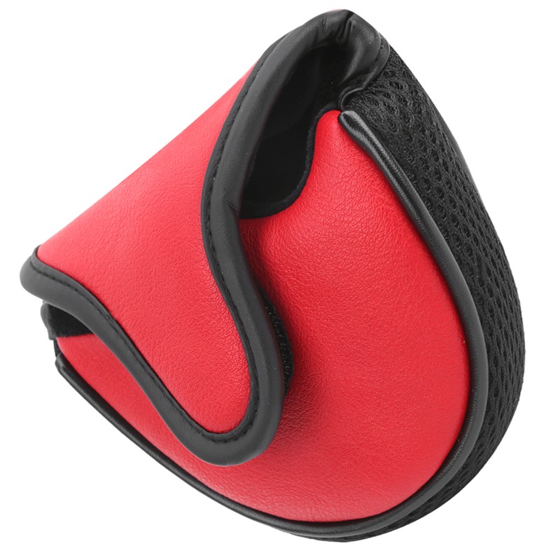 Golf Putter Protection Covers Headcover Semicircle PU Leather Guard Waterproof