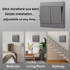 GLOBELEC Self-Powered Wireless Light Switch (No Battery),Remote Control with 328ft