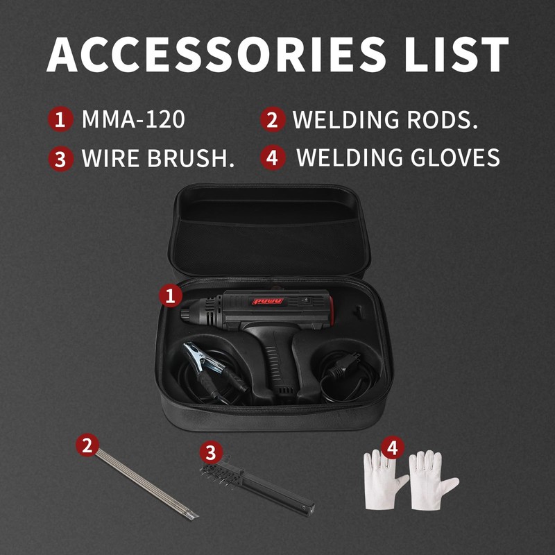 PUWU Portable Handheld Welding Machine - 110V IGBT Inverter Welder