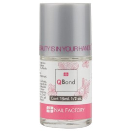 NAIL FACTORY - Q BOND Primer Preadherente para aplicación de uñas, 1/2 fl Oz, 15 mL.