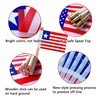 TSMD Liberia Stick Flag Liberian Small Mini Handheld Flags,5x8 Inch,12
