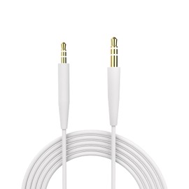 Asobilor Replacement Audio Cable Compatible with Bose 700 QuietComfort Ultra QC45 QC35II QC35 QC25 NC 700 Soundlink Soundtrue Noise Cancelling Headphones (White)