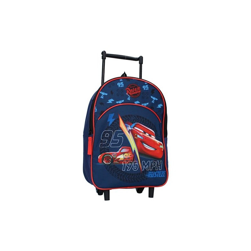 Vadobag Cars Share Kindness Trolley Backpack, blue, Casual