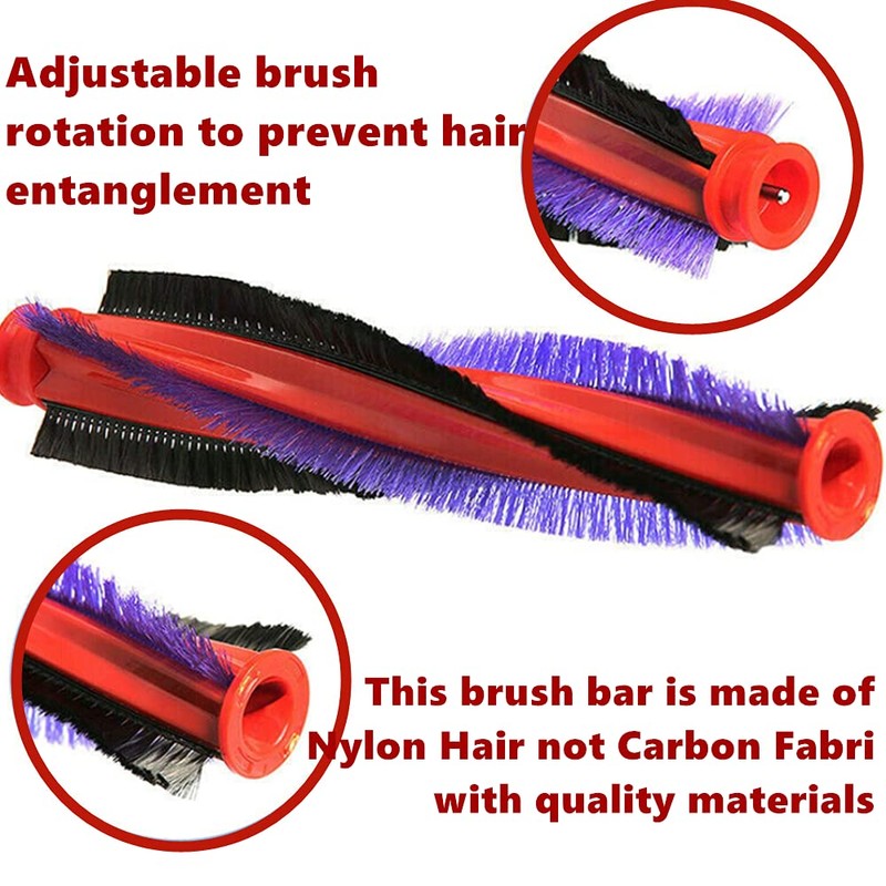 225mm Length Brush Bar Rolling Brush Replacement,Brush Bar and Washable