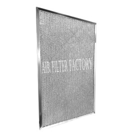 Air Filter Factory 12-1/4 X 17-1/4 X 3/8 Range Hood Aluminum Grease Filters 2-Pack