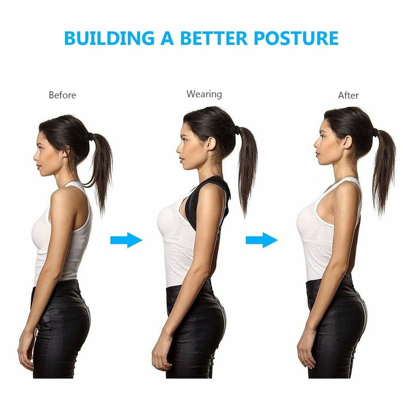 Unisex Upper Back Posture Corrector Posture Shoulder Back Holder Clavicle