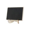 STOBOK Mini Blackboard Sign Stand Wooden Miniature Easel Chalkboard Stand