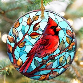 Cardinal Christmas Ornaments, Touber Cardinal Hanging Ornament, Cardinal Christmas Tree Ornaments, Cardinal Holiday Decor, Cardinal Gifts, Red Bird Theme Gifts