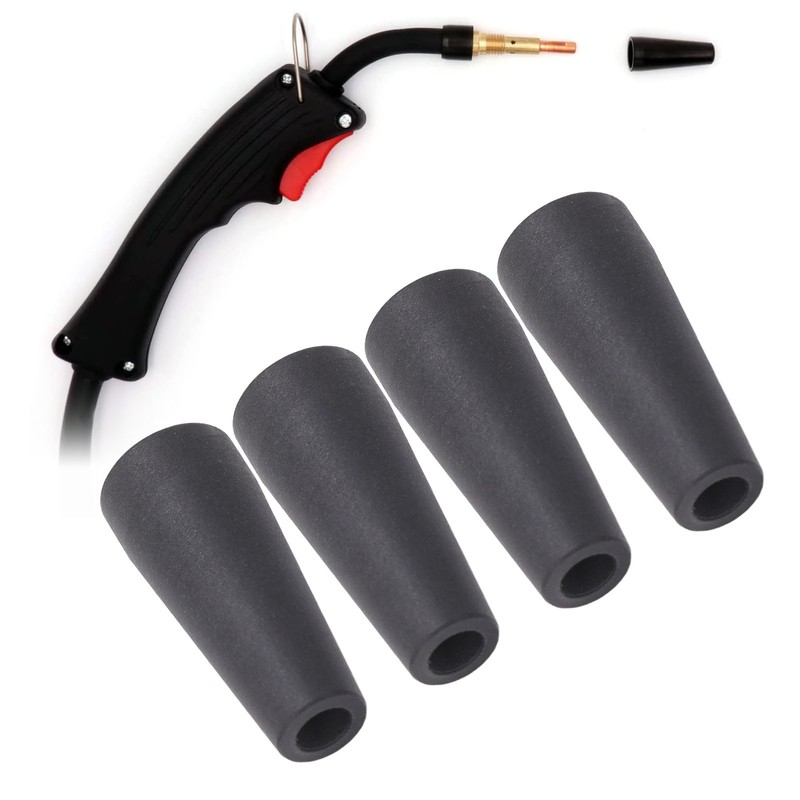 4PCS Flux Core Gasless Nozzle KP1939‑1 Flame Retardant PTFE Electric