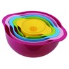 Southern Homewares 5 Piece Compact Nesting Mixing Bowl Colander Sieve