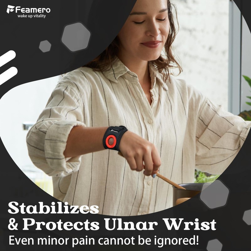 TFCC Wrist Brace Ulnar Wrist Brace with Compression Rring Pad