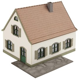 NOCH Small single-family house with model making accessories, laser cut for gauge H0, perfect for creative design