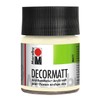 Marabu Acrylfarbe Decormatt, elfenbein, 50 ml, im Glas