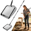 Tongjing 12" Chicken Poop Scooper, Stainless Steel Handle (36–62")