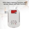 JKD-808c Intelligent Combustible Gas Leakage Alarm Detector White