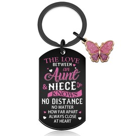 Aunt Gifts from Niece Best Aunt Ever Gift for Aunts Auntie Tia Women Auntie Gifts for Women Niece Gifts from Aunt Birthday Mothers Day Thanksgiving Day Gifts Ideas Cute Stuff for Auntie Keychain