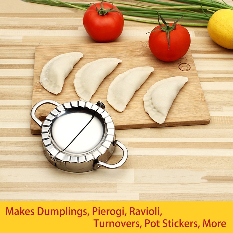 New Stainless Steel Ravioli Mould Dumpling Maker Mold Wrapper Pierogie
