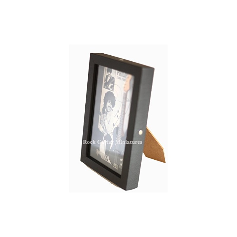 RGM8884 Phil Lynott Thin Lizzy Miniature Guitar Collection in Shadowbox