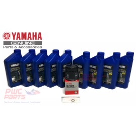 YAMAHA XTO 425 XF425 V8 Oil Change Kit Filter Gasket OEM 10W30 4M N26-13440-02