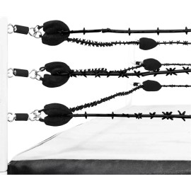 Figures Toy Co. Black Barbed Wire War Ring Ropes for Wrestling Action Figure Rings