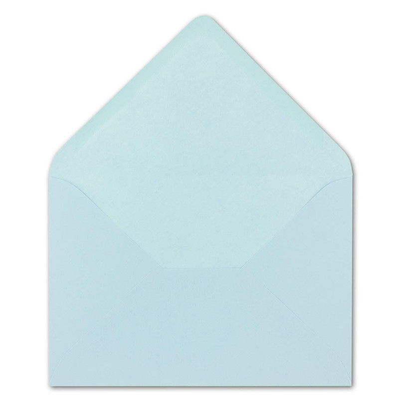 NEUSER PAPIER 75x envelopes in baby blue 80 g/m² envelopes